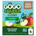 GoGo squeeZ Apple Apple Applesauce Pouches - 4 ct