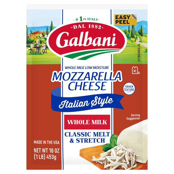 Galbani Whole Milk Italian Style Mozzarella Cheese Block