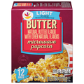 Giant Light Butter Microwave Popcorn - 12 ct