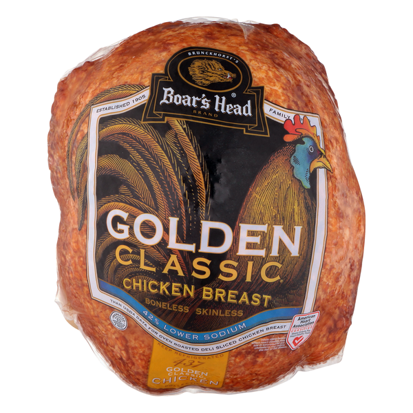 Boar's Head Deli Lower Sodium Golden Classic Chicken Breast (Reg Sliced)