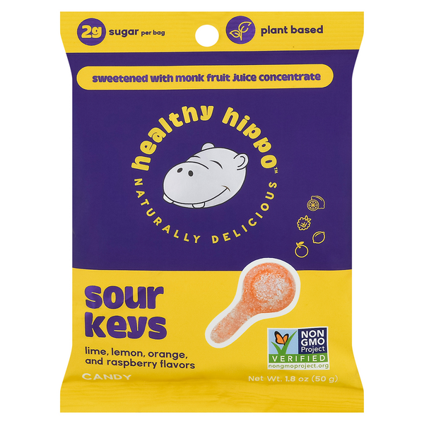 Save on Healthy Hippo Sour Keys Candy Order Online Delivery MARTIN'S