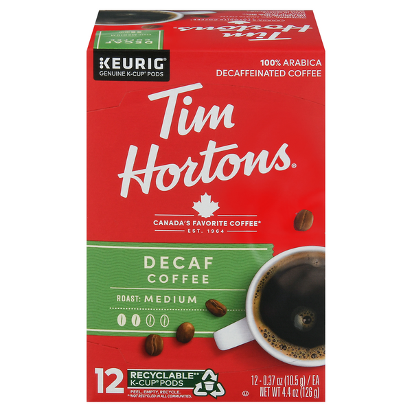 Arabica Decaf Medium Roast Coffee K-Cup 