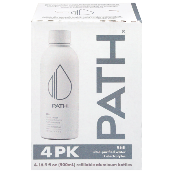 Path Ultra-Purified Still Water + Electrolytes -4 pk