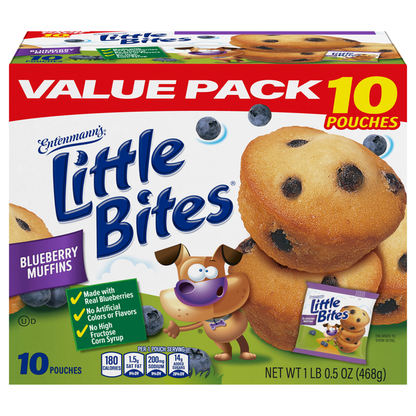 Entenmann's Little Bites Blueberry Mini Muffins - 10 ct