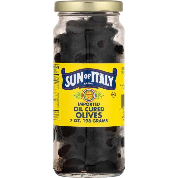Save on Sun Of Italy Black Olives Imported Oil Cured Order Online