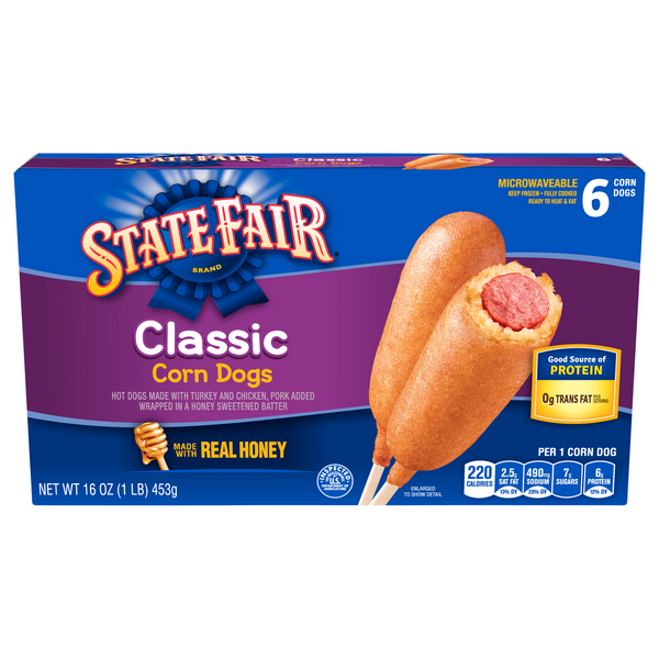 State Fair Classic Corn Dogs - 6 ct Frozen