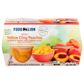 Food Lion Diced Yellow Cling Peaches in White Grape & Lemon Juice - 4 ct