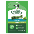 GREENIES Teenie Fresh Daily Dental Dog Treats - 43 ct