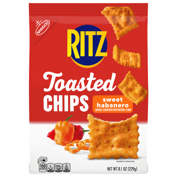 Nabisco Ritz Sweet Habanero Toasted Chips