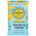 The Good Crisp Company Crinkle Cut Sea Salt & Vinegar Potato Chips