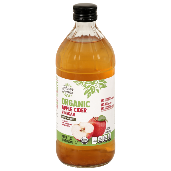 Nature's Promise Organic Raw Unfiltered Apple Cider Vinegar with Mother