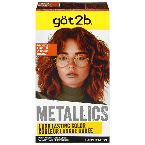 Got2b Metallics Permanent Hair Color Bronzed Copper