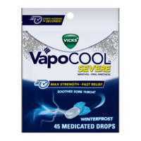 Vicks VapoCOOL Severe Max Strength Winterfrost Medicated Drops