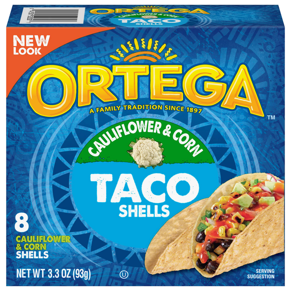 Save on Ortega Taco Shells Cauliflower & Corn 8 ct Order Online