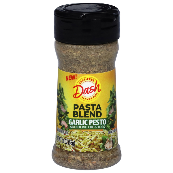 Dash Salt Free Pasta Blend Garlic Pesto Seasoning