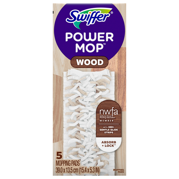 Swiffer Power Mop Wood Mopping Pads