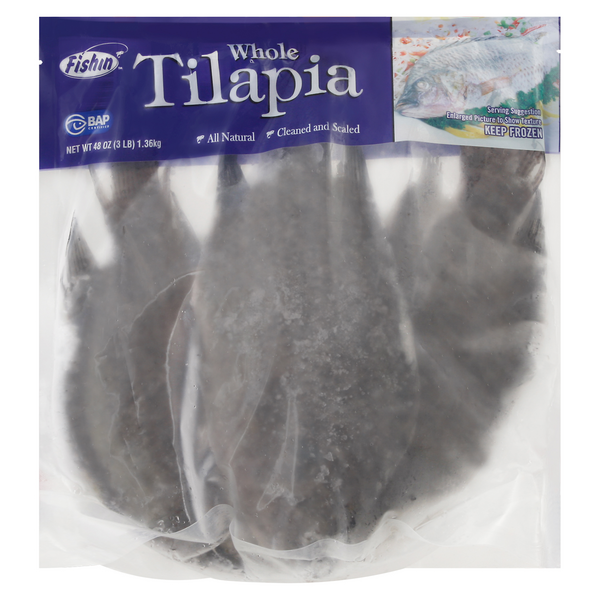 Save on The Fishin' Company Whole Tilapia Frozen Order Online Delivery