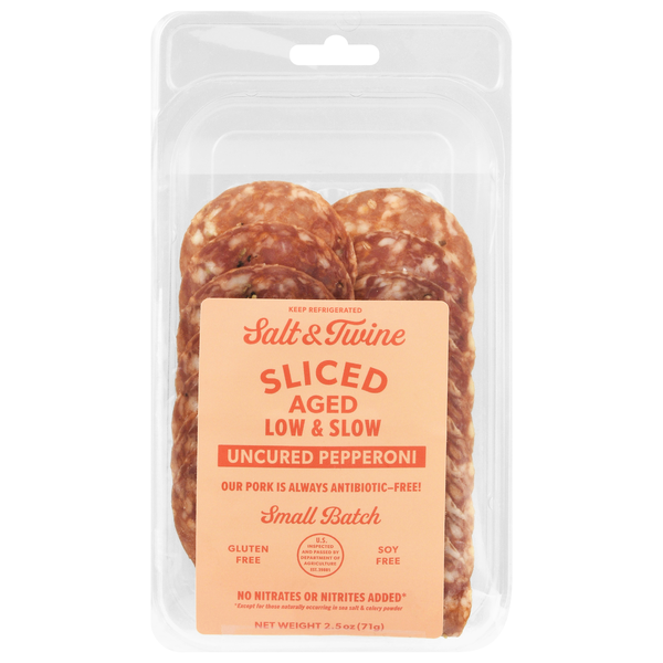 Salt & Twine Sliced Uncured Pepperoni