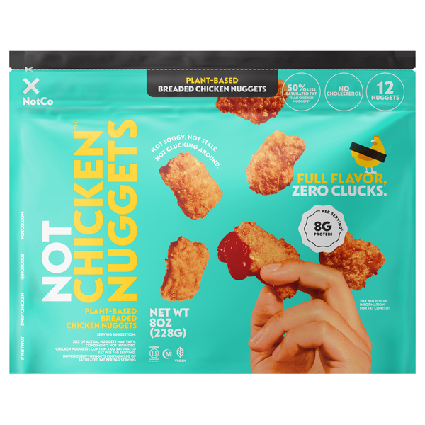 NotCo Plant-Based Vegan Not Chicken Nuggets - 12 ct Frozen
