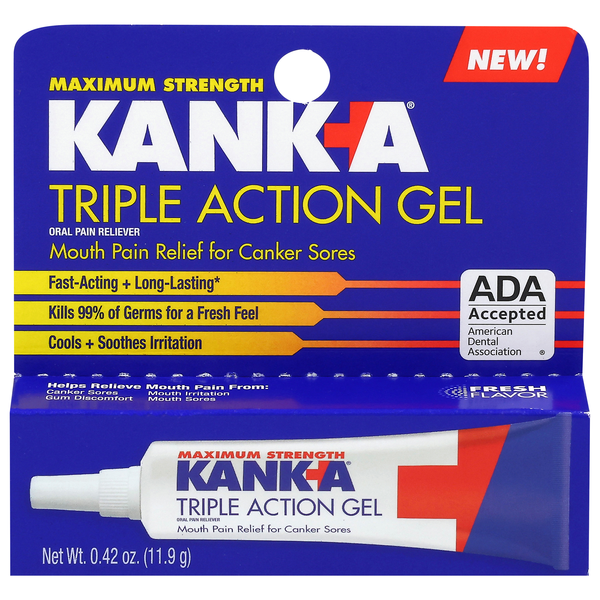 Blistex Kanka Maximum Strength Triple Action Oral Pain Relief Gel