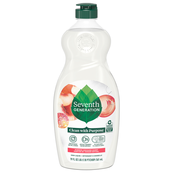 Seventh Generation Powered by Plants Summer Orchard Liquid Dish Soap