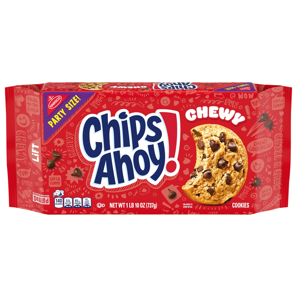 Nabisco Chips Ahoy! Chewy Chocolate Chip Cookies Party Size