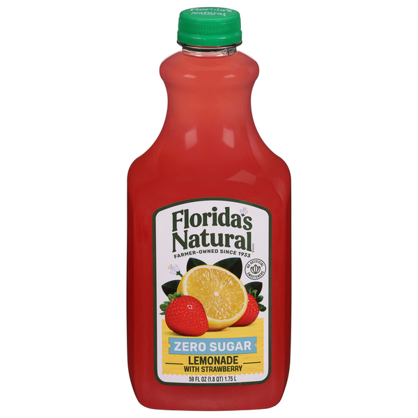 Florida's Natural Zero Sugar Premium Lemonade with Strawberry