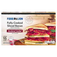 Food Lion Fully Cooked Hardwood Smoked Bacon Slices