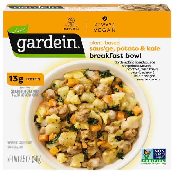 Gardein Breakfast Bowl Saus'age Potato & Kale Dairy Free Vegan