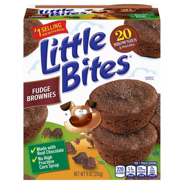 Entenmann's Little Bites Fudge Mini Brownies - 5 ct