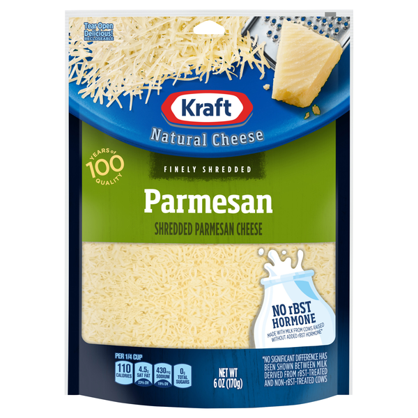 Kraft Finely Shredded Parmesan Cheese