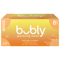 bubly Orange Cream Sparkling Water - 8 pk