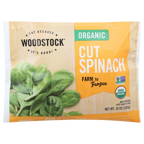 Woodstock Organic Cut Spinach Frozen