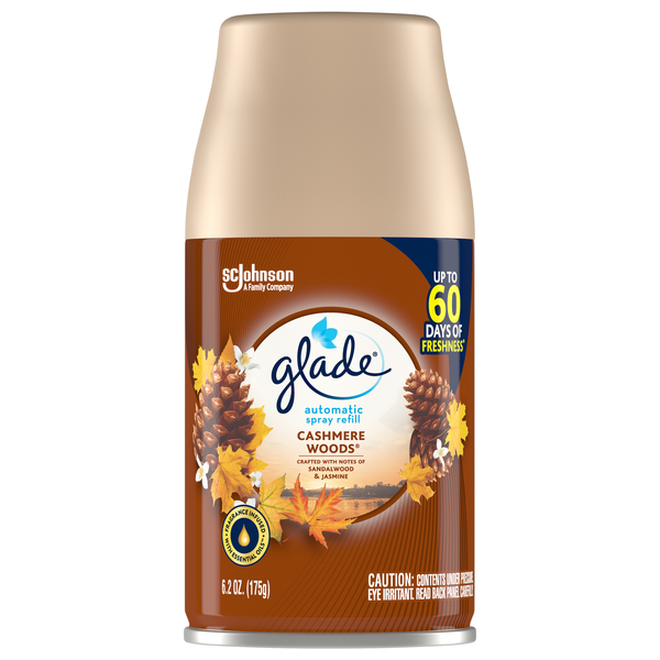 Glade Cashmere Woods Air Freshener Spray Refill