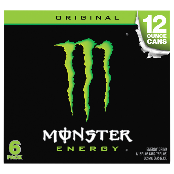 Monster Original Energy Drink - 6 pk