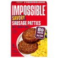 Impossible Meat From Plants Savory Sausage Patties - 6 ct Frozen