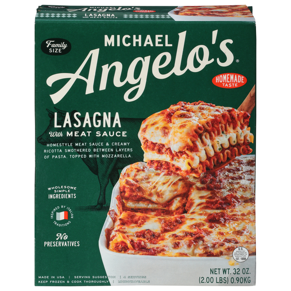 Save on Michael Angelo's Lasagna Meat Family Size Order Online Delivery