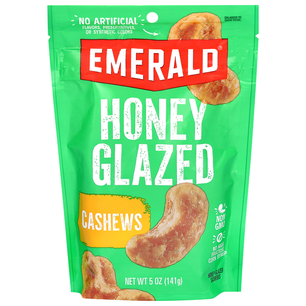 Emerald Honey Glazed Cashews