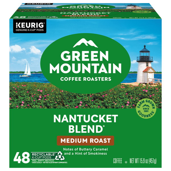 Green Mountain Nantucket Blend Medium Roast K-Cup Coffee Pods