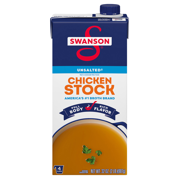 Swanson Unsalted Chicken Stock