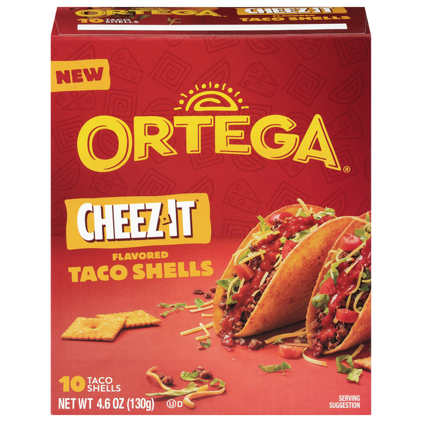 Ortega Cheez-It Flavored Hard Taco Shells - 10 ct