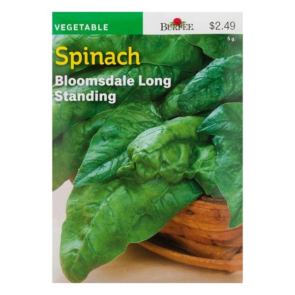 Save on Burpee Vegetable Spinach Seeds Bloomsdale Long Standing Order Online Delivery Stop & Shop