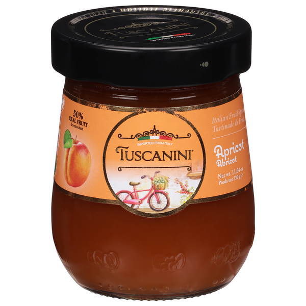 Tuscanini Imported Apricot Italian Fruit Spread