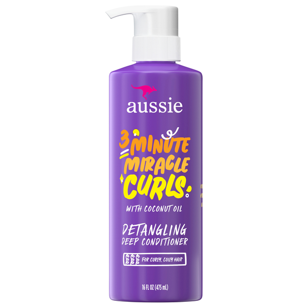 Aussie Miracle Curls 3 Minute Miracle Conditioner w/Coconut Curly Hair