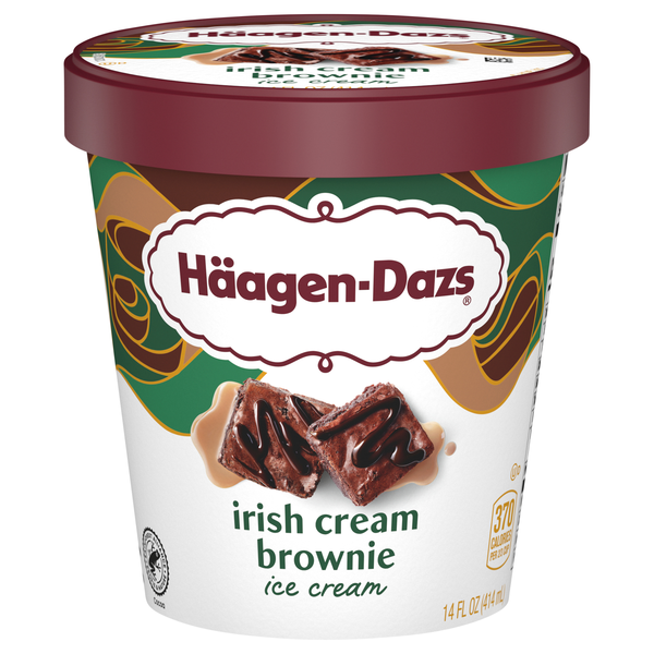 Haagen-Dazs Irish Cream Brownie Ice Cream