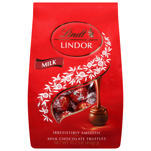 Lindt Lindor Milk Chocolate Candy Truffles