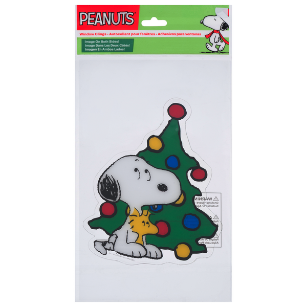 Save on Peanuts Window Clings Snoopy Woodstock & Tree Order Online Delivery GIANT
