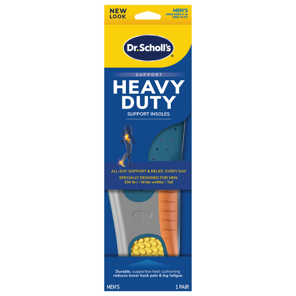 Dr. Scholl's Men's Heavy Duty Support Insoles Men's 8-14
