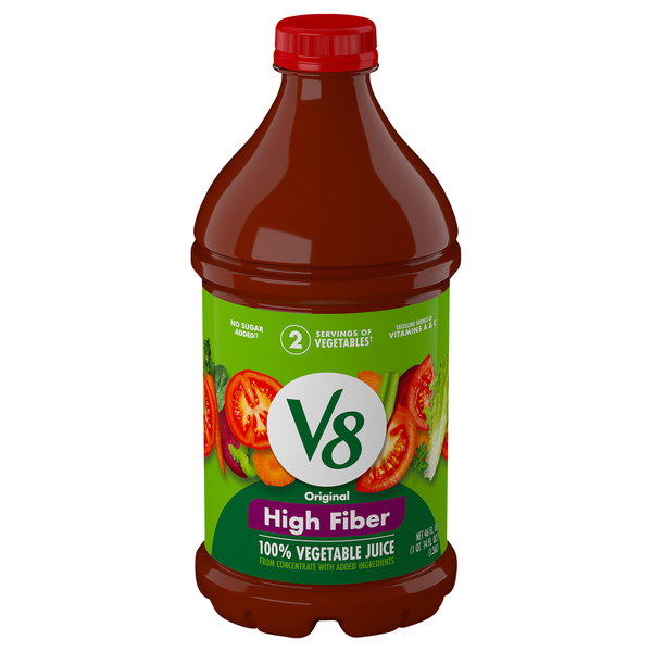 V8 High Fiber Original 100% Vegetable Juice