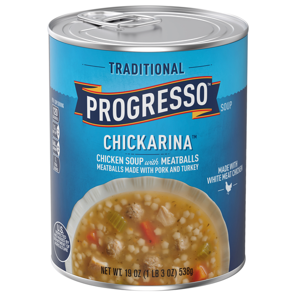 Progresso Traditional Chickarina Chicken Soup with Meatballs